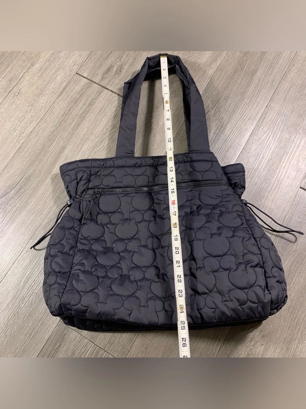 Disney Original Zip Tote Black Moonless Night in Featherweight